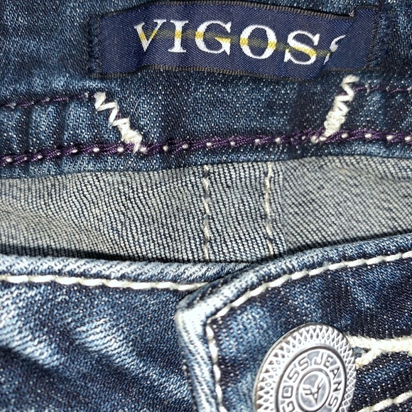 NEW Women’s Vigoss Cropped Medium Denim Jeans sz 8 - Picture 5 of 8